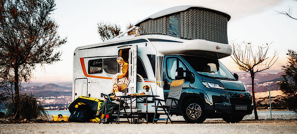 Bürstner Lyseo - Paar an Slowenischer Küste